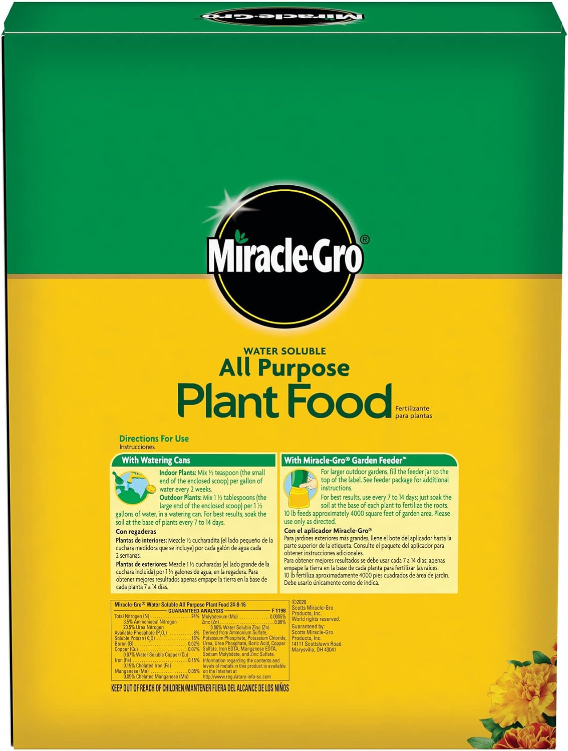 Gro Water Soluble All Purpose Plant Food, 10 lb. | Fertilizer For All Indoor or Outdoor Plants including Roses