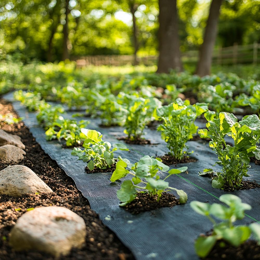 4ft x 100ft Weed Barrier Landscape Fabric Heavy Duty Premium Weed Control Fabric Durable & Eco-Friendly Weed Block