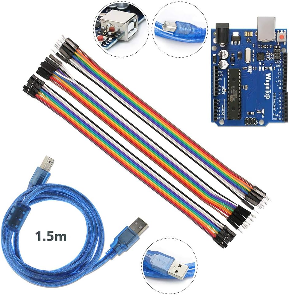 Upgrade Automatic Irrigation DIY Kit Self Watering System for Garden Plant, Development Board + 4pcs Soil Moisture