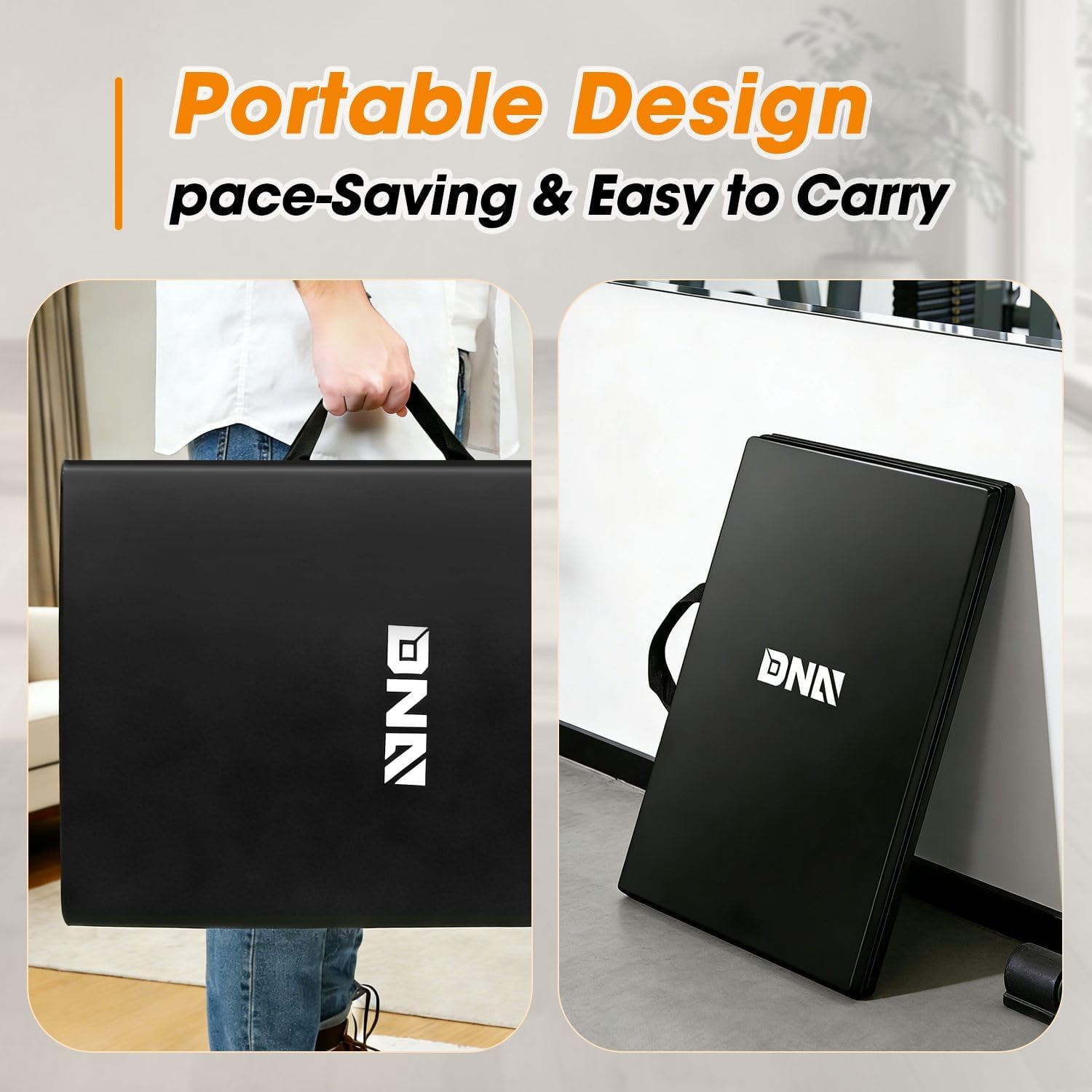 DNA Motoring Foldable Soft Kneeling Pad Mat Extra Thick Foam Knee Pad Mat Water Resistant 43 X 17.7 X 1.6 in for Auto