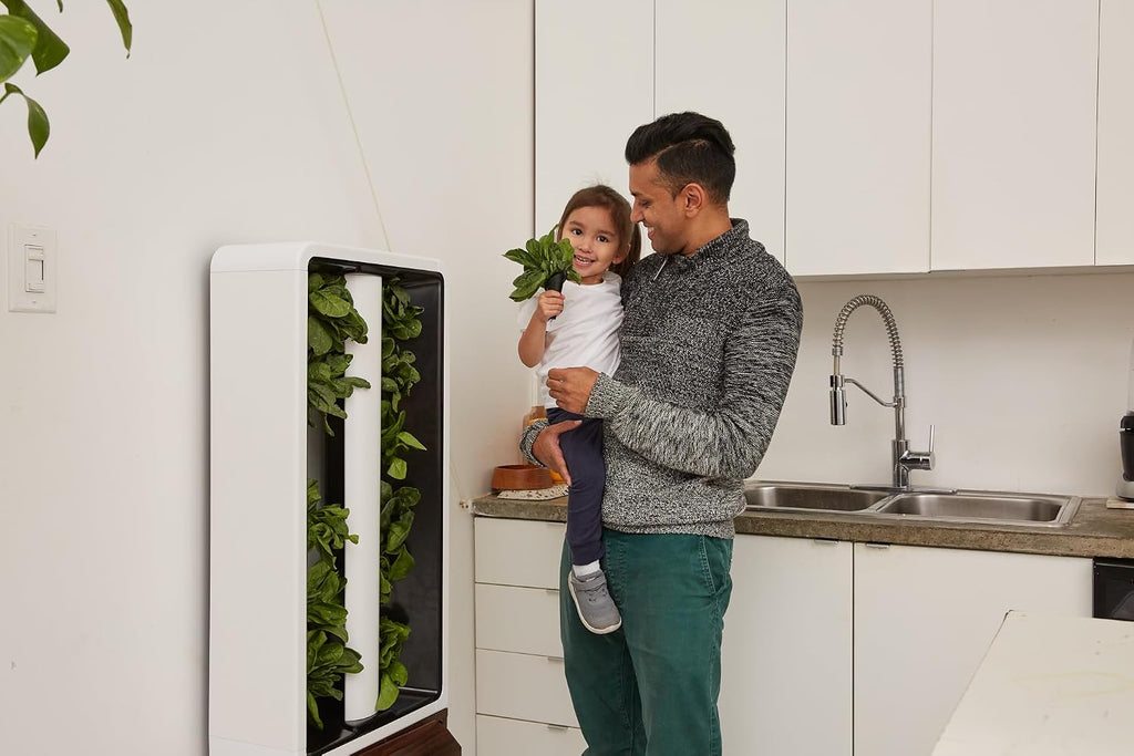 Just Vertical EVE Tower Garden Hydroponic Indoor Growing System - Grow 12 Fresh Herbs & Vegetables Year-Round