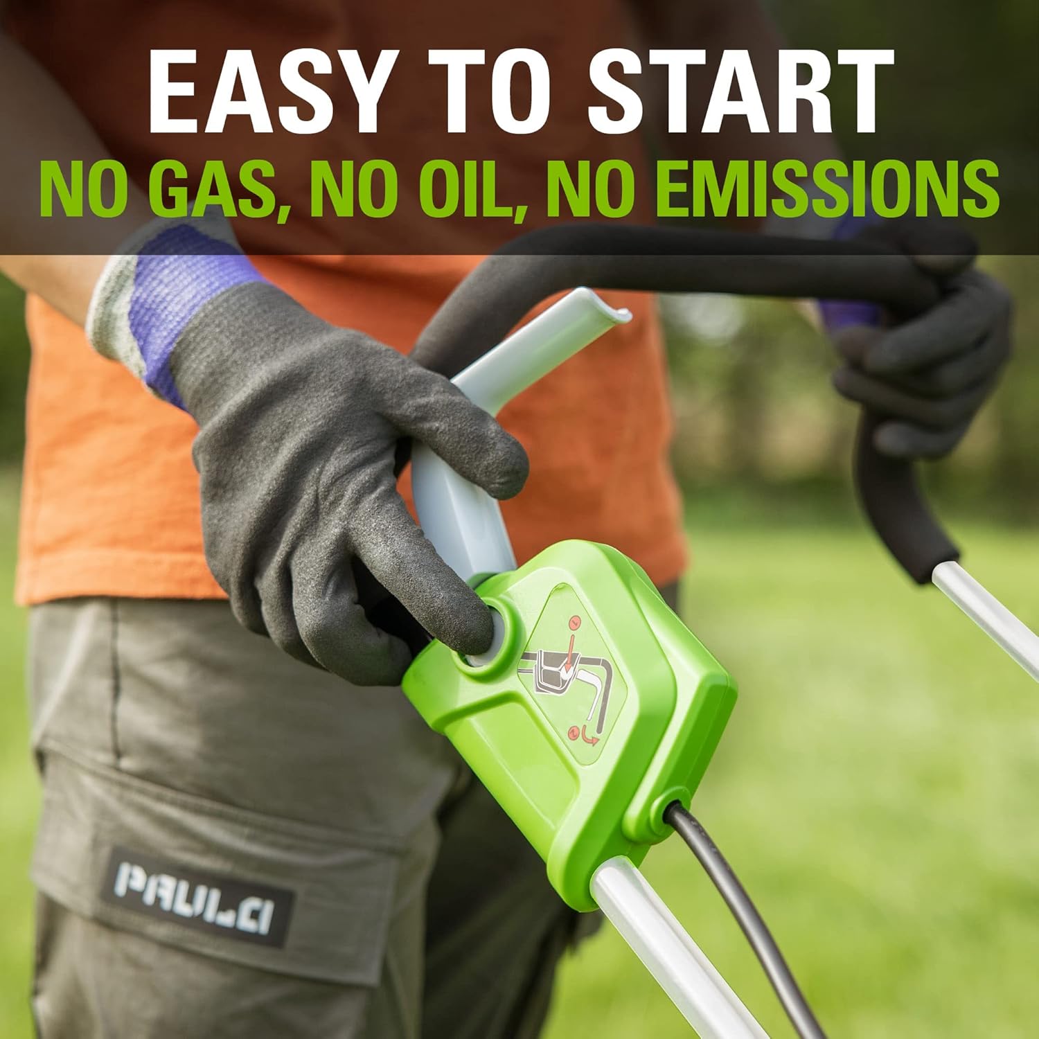 Greenworks 40V 14" Cordless (Push) Lawn Mower (75+ Compatible Tools), 4.0Ah Battery and Charger Included