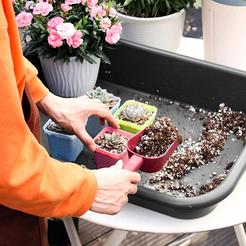 Luwint Garden Tidy Potting Tray, Plant Reportting Tray for Indoor Transplanting Gardening Planting Accessories Large