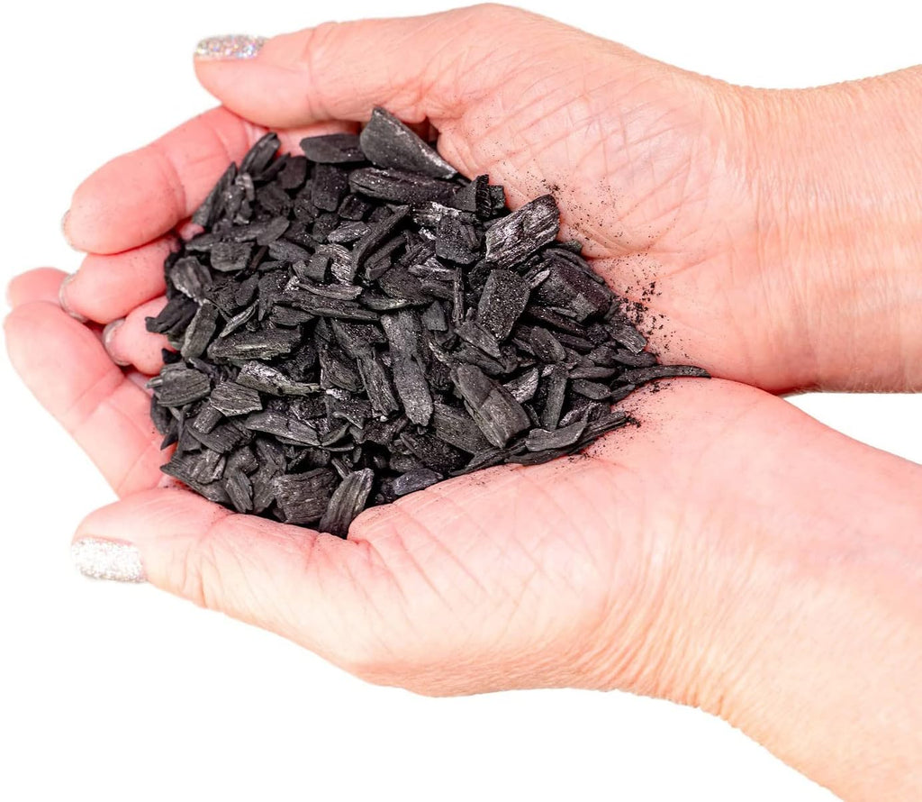 Horticultural Charcoal for Indoor Plants [10-Quart Bag] Black Diamond Soil Amendment for Orchids, Terrariums, and