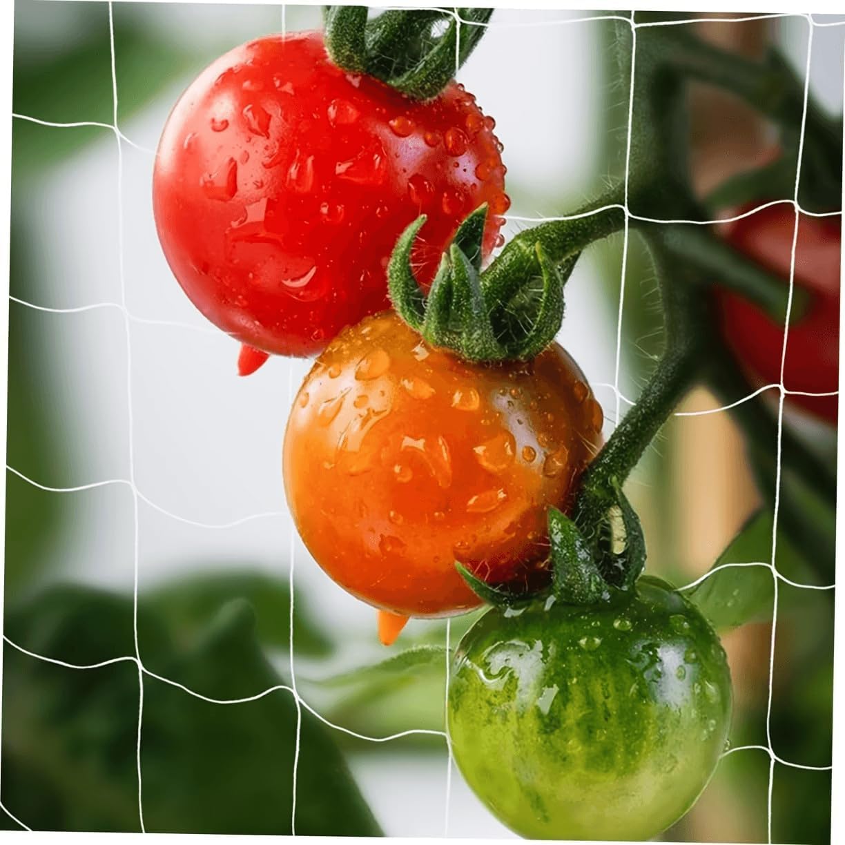 Garden Trellis Netting Roll 5x500ft 6inch Soft Mesh Nylon Heavy Duty Reinforced Garden Plant Support Trellis Net for