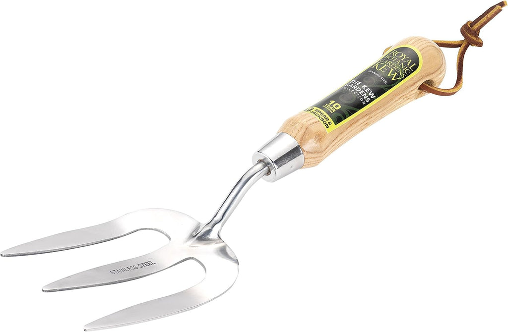Spear & Jackson 3056KEW Kew Gardens Neverbend Stainless 3 Piece Hand Tool Gift Set – Planting Trowel, Transplant Trowel