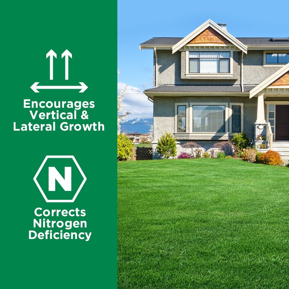 Maximum Green & Growth Fertilizer High Nitrogen 28-0-0 Liquid Lawn Food Spray Spring & Summer- Any Grass Type- Simple