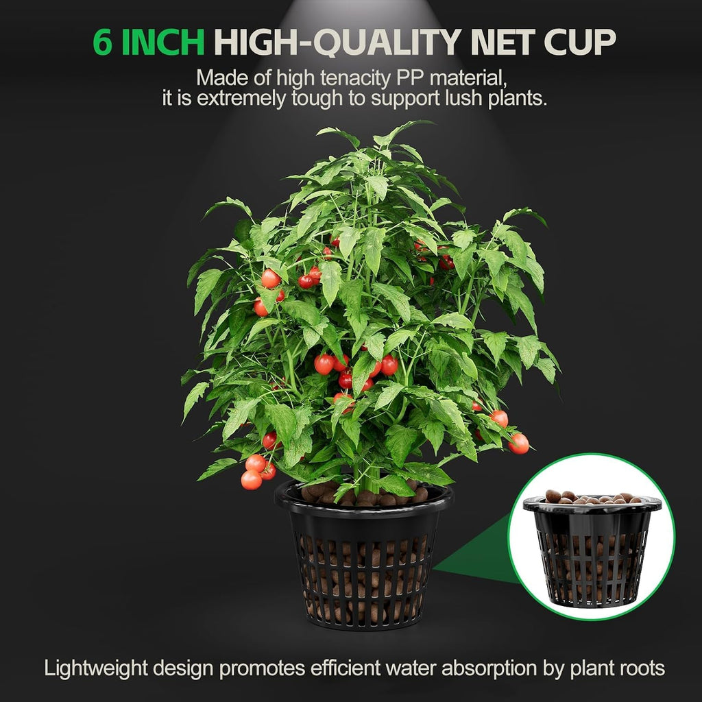 SPECILITE 7 Gallon 2 Buckets DWC Hydroponics Grow System with Wheels | Top Drip Kit, Deep Water Culture Recirculating