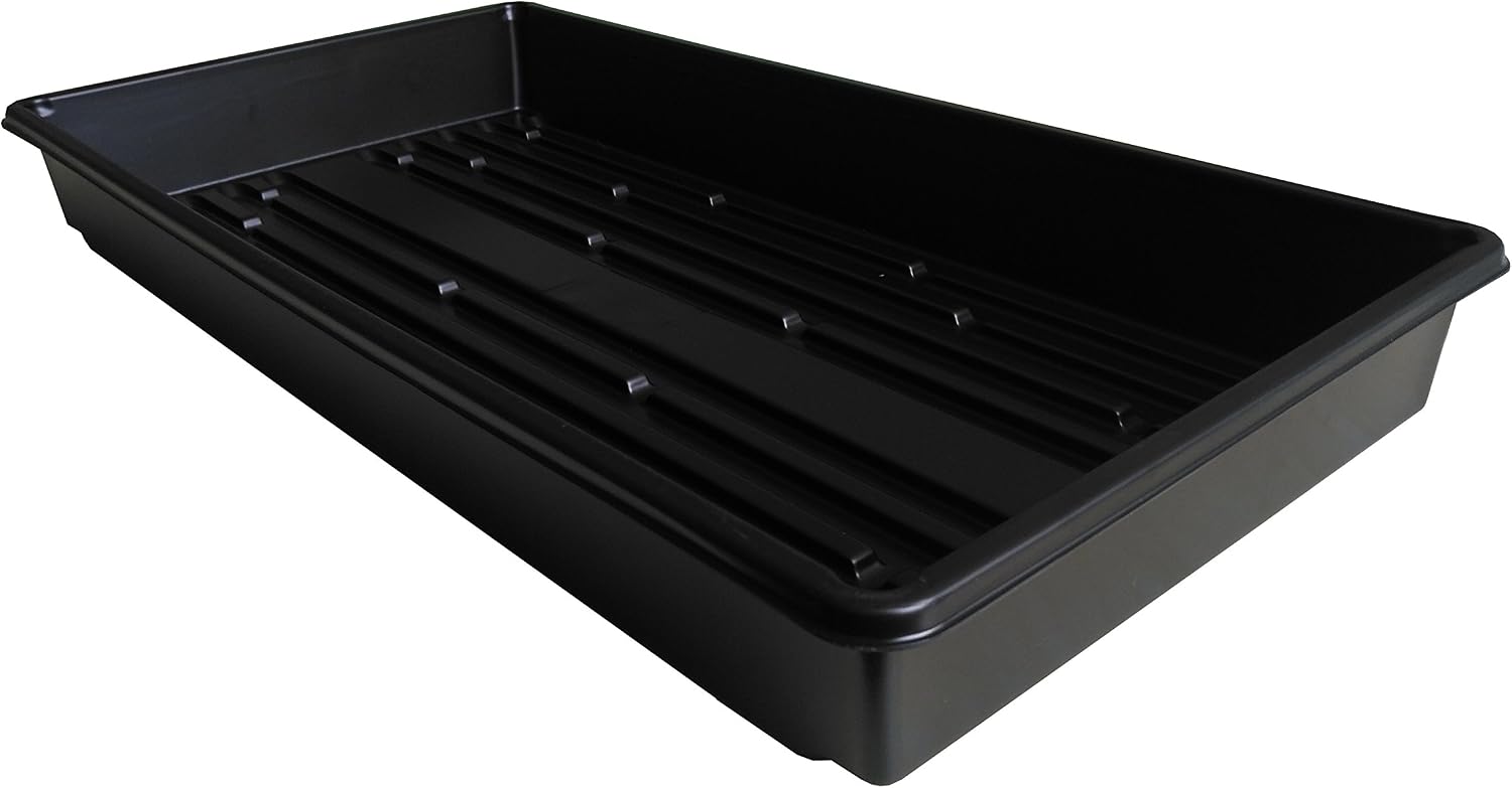 Hydro Crunch D940001700-10PK 10" x 20" Propagation Flat Grow Trays, (Pack of 10)
