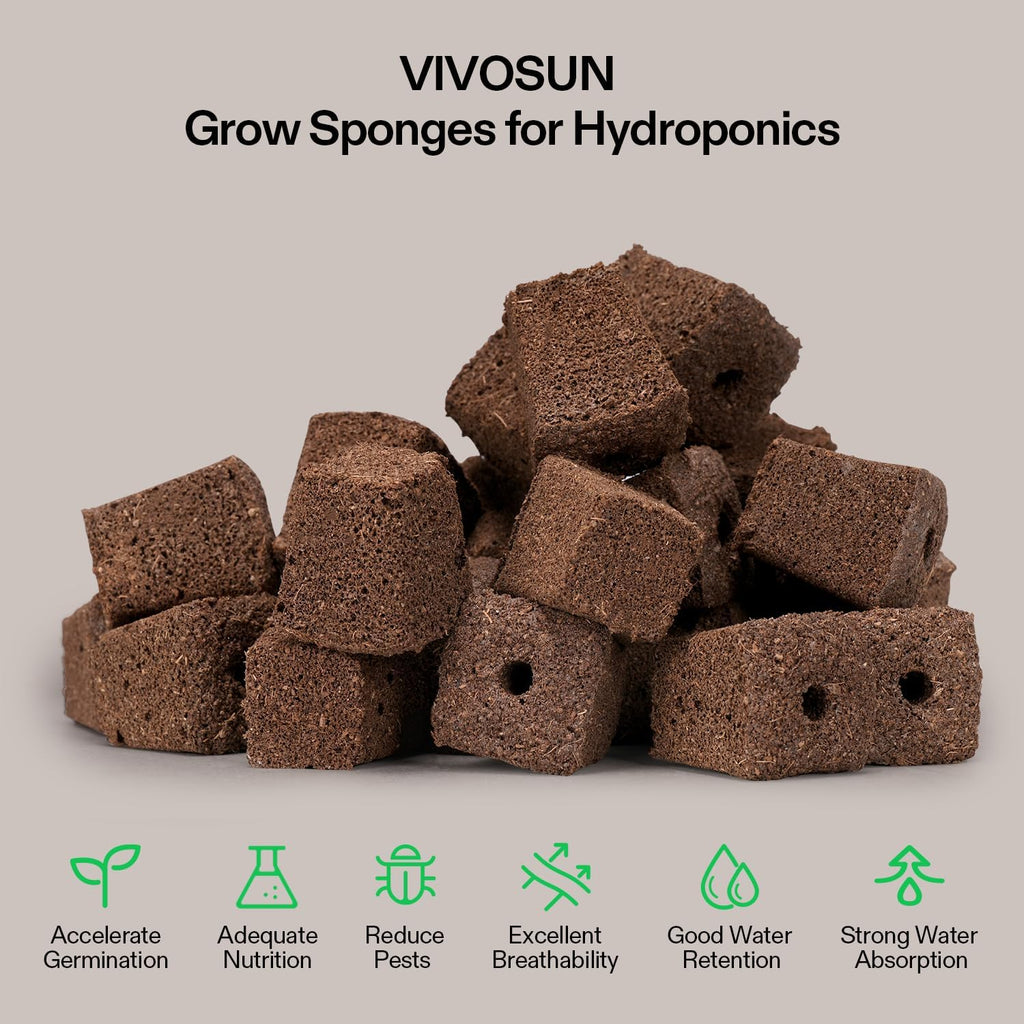 VIVOSUN Hydroponics Growing System 90 Plant Sites, 3 Layers 10 Food-Grade PVC-U Pipes Hydroponic Gardening System Grow