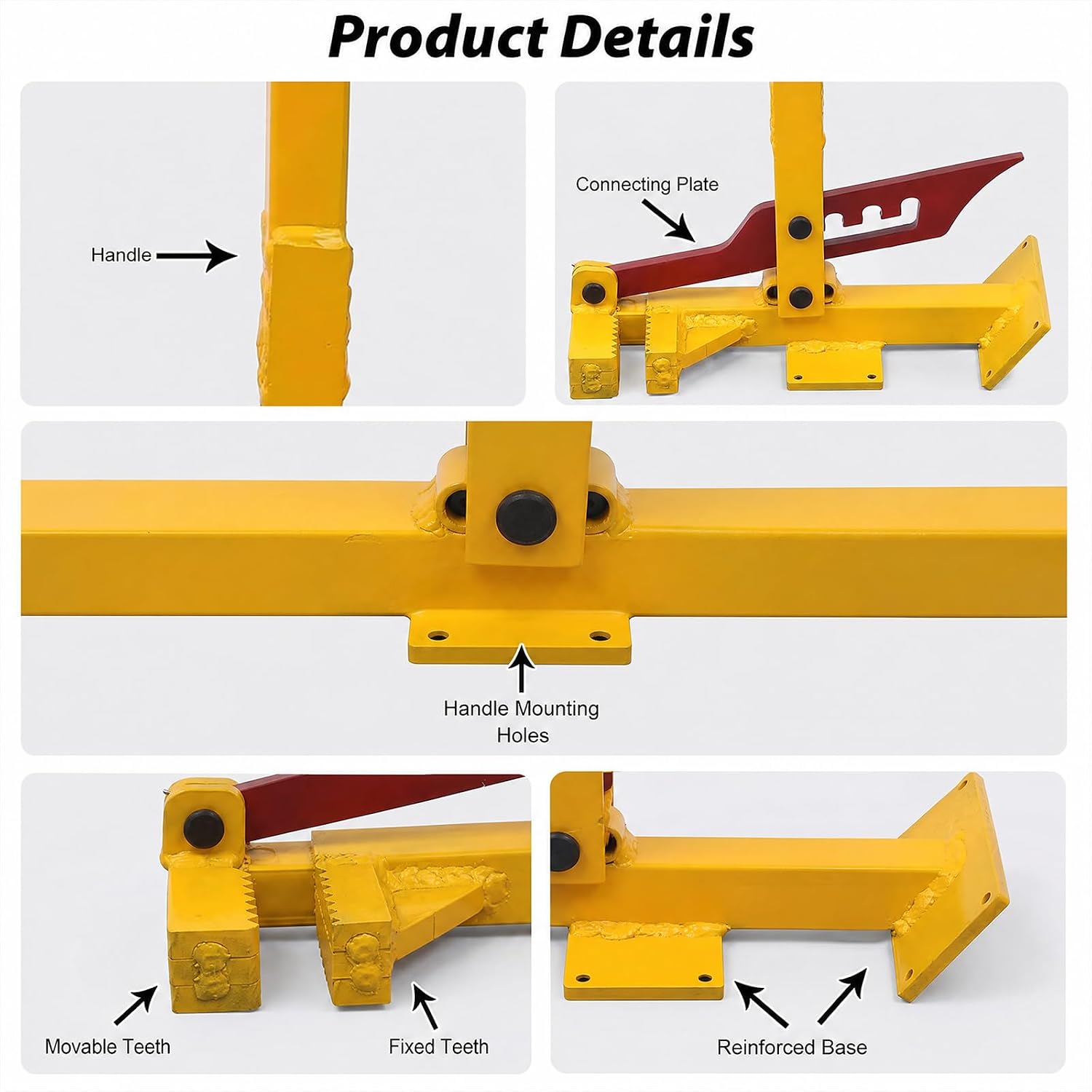 Heavy Duty Tree Puller, Large Sapling Puller, Manual Tool Uses High Leverage to Fully Uproot Stubborn Shrubs, Vines &