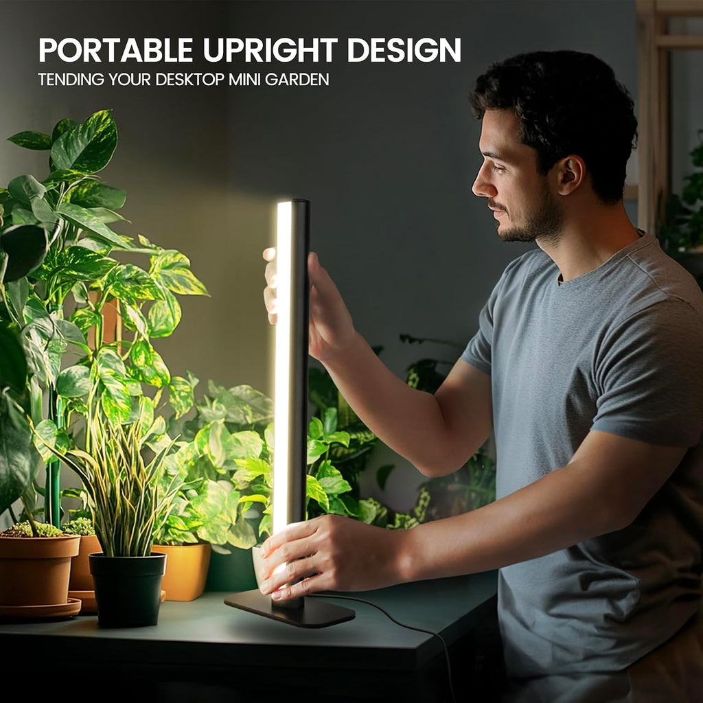 Grow Lights Indoor Plants, 20W 169 LED Full Spectrum with Timer | Hanging Plant Growth Light with Adjustable Dimmable