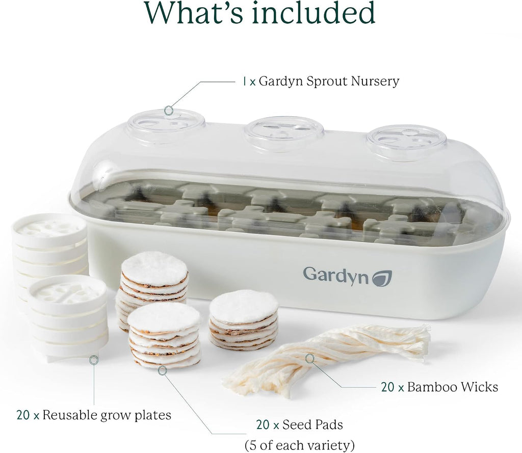 Gardyn Complete Microgreens Growing Kit - Indoor Herb Garden | Indoor hydroponics growing system nursery seed starter