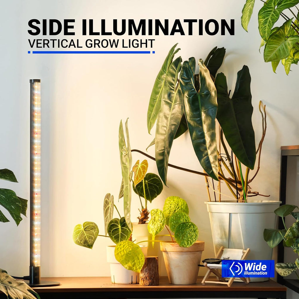 Barrina T10 Standing Grow Light for Indoor Plants, 20W 2FT, Full Spectrum | Desk LED Plant Light, Hanging and Standing