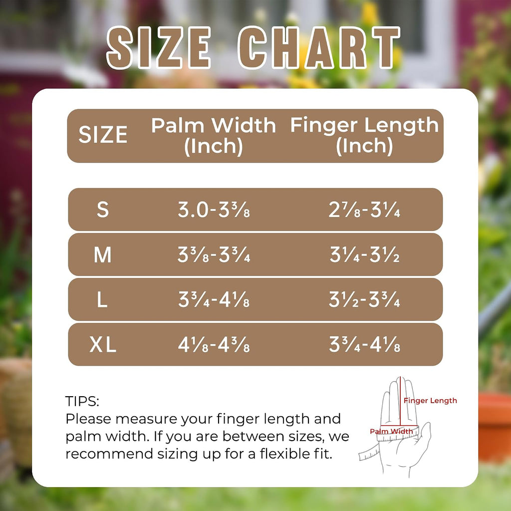 HANDLANDY Rose Pruning Gloves for Men Women, Thorn Proof Gardening Gloves | Long Leather Gardening Gloves, Breathable