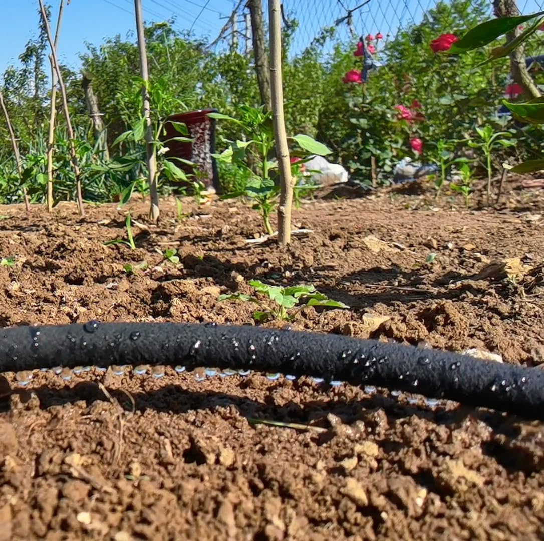 Atlantic Short Soaker Hose 10 FT x1/2" Garden Soaker Hose, Water Seeper Hoses for Foundation Watering, Garden Beds