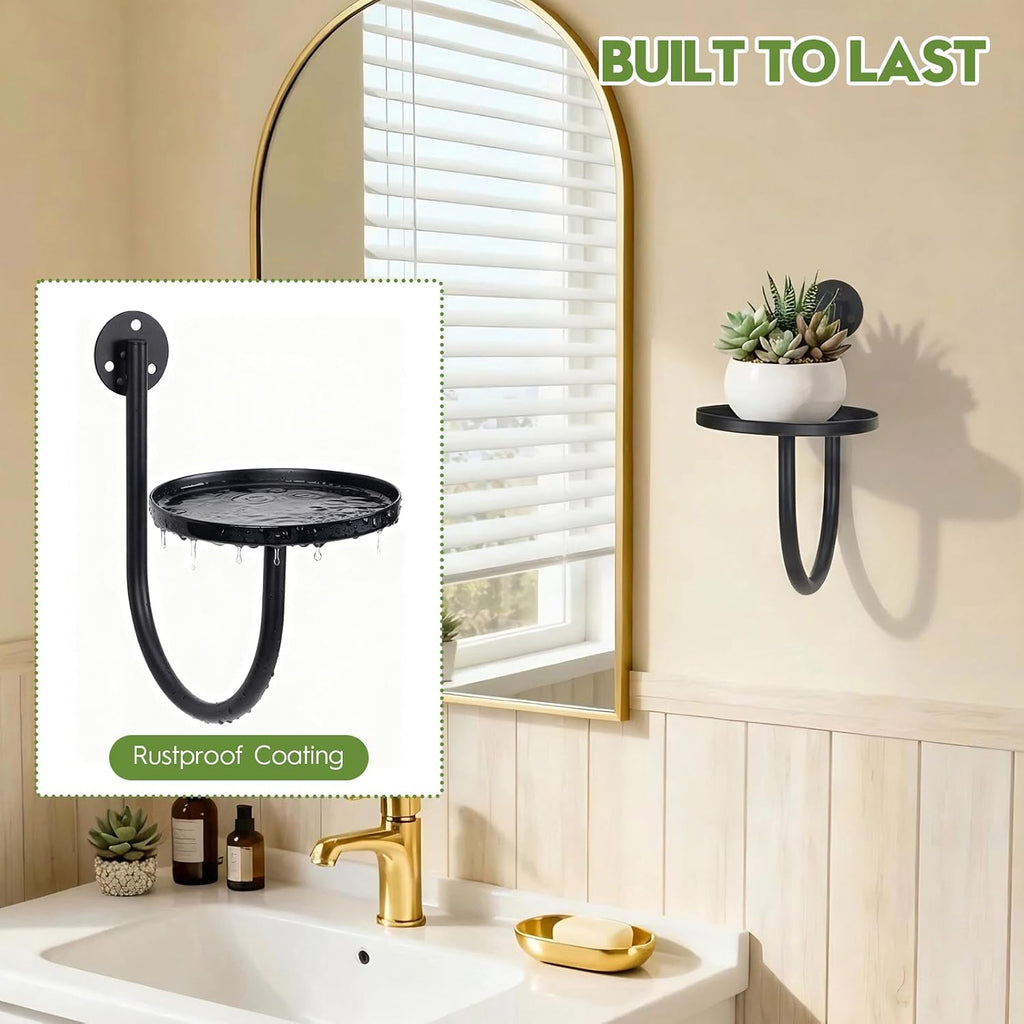 Wall Plant Holder and Hanging Planters for Indoor Plants,Plant Hangers for Indoor Wall Decor and Outdoor Plant Stand(3