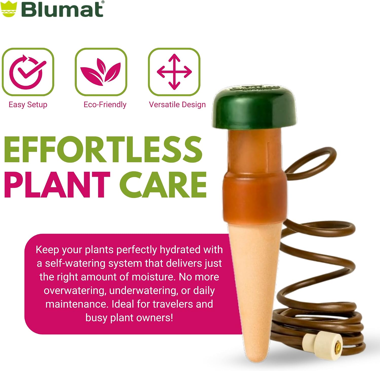 Blumat Plant Watering Devices | Classic XL Self Watering Planter Insert | Automatic Drip Plant Watering Stakes for Pots