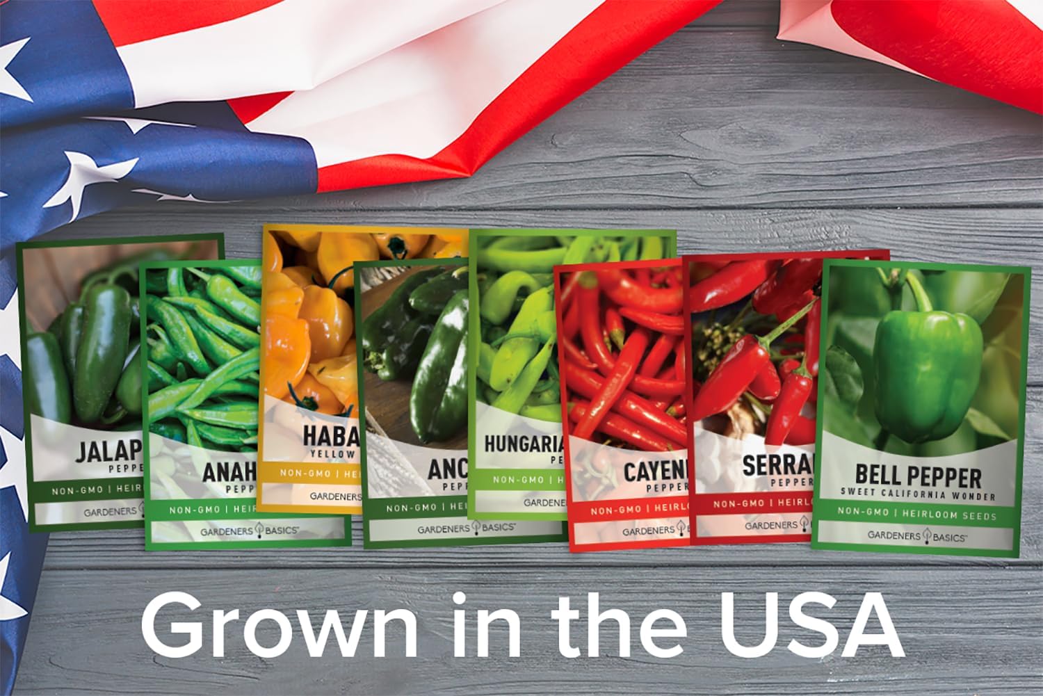 Hydroponic Indoor Pepper Growing Kit – Indoor Pepper Variety Pack Featuring Green Bell, Anaheim, Jalapeno, Cayenne