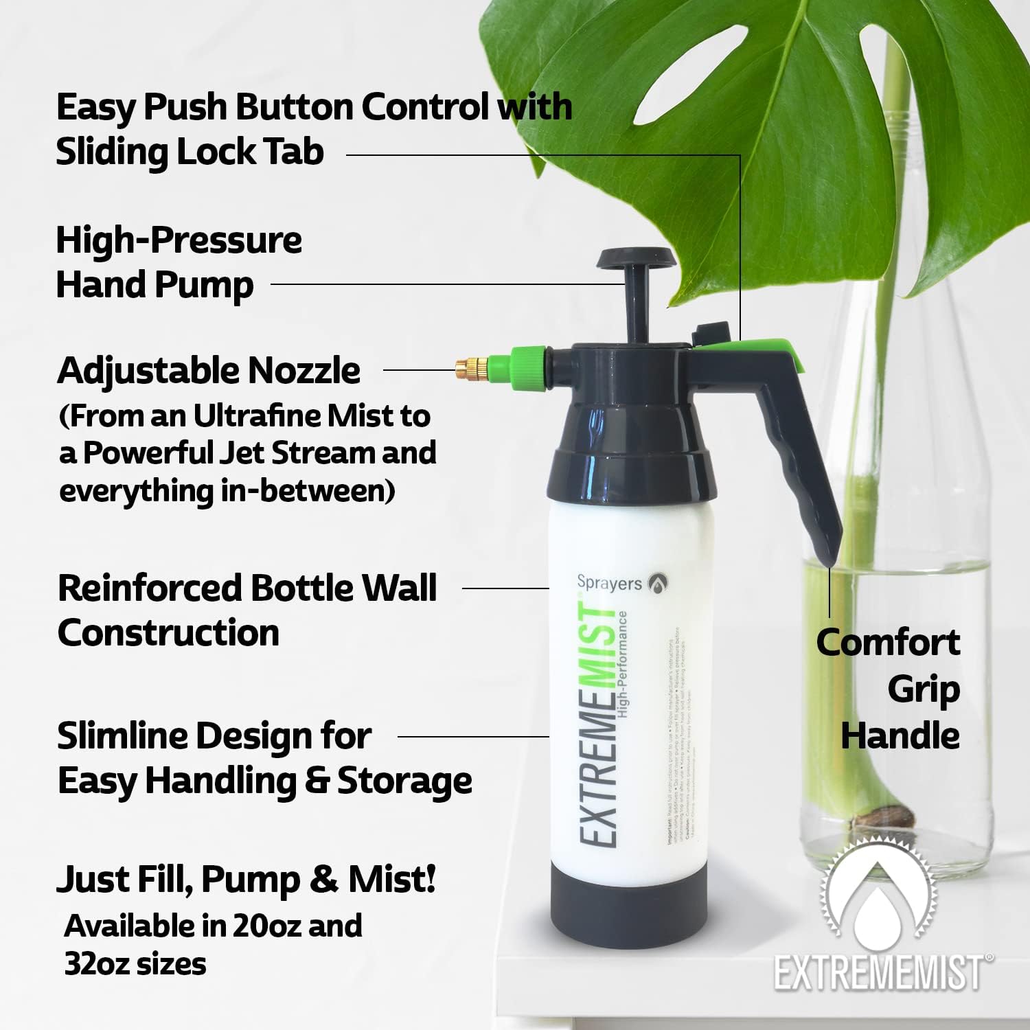 Plant Mister 20 oz by ExtremeMist | Houseplant & Garden Sprayer