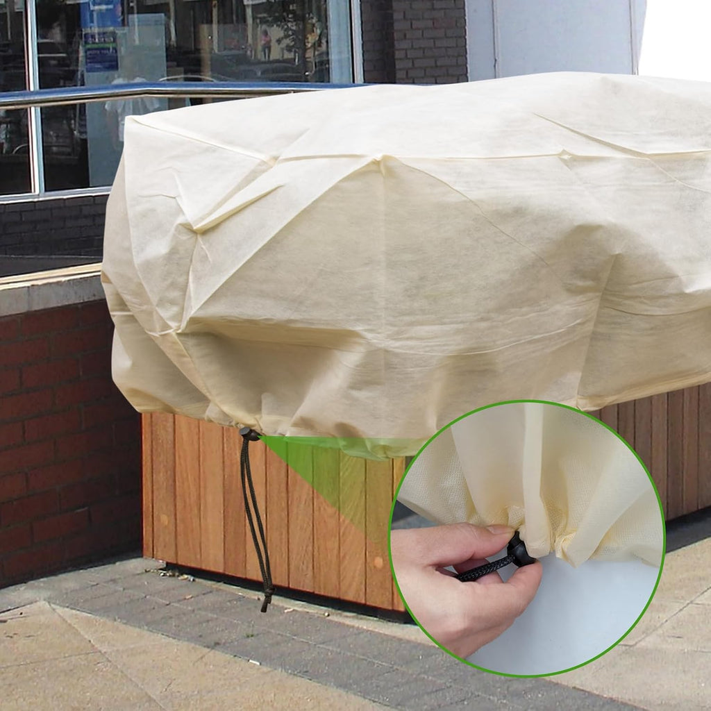 Plant Cover Freeze Protection, Winter Plant Covers, Plant Frost Cover, Tree Plant Freeze Protection Covers, Planter