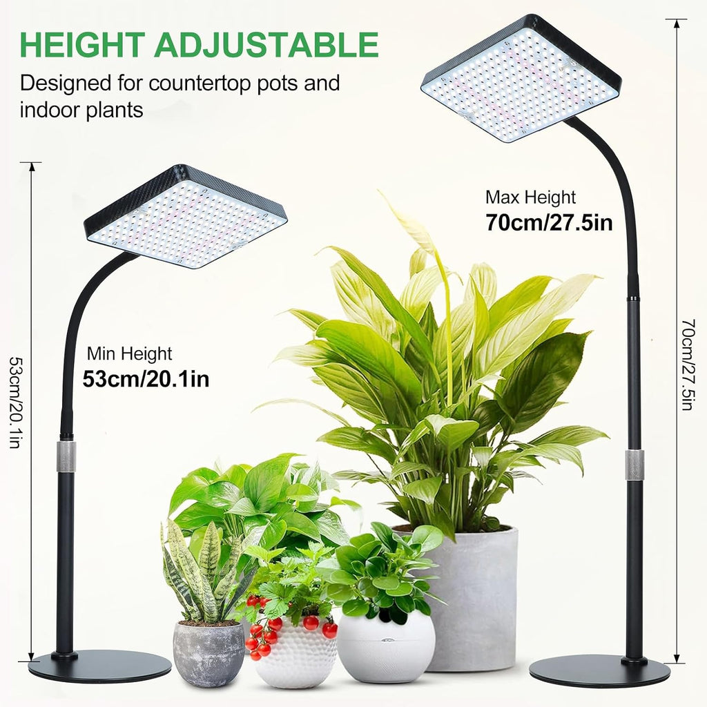 2026 Tabletop Grow Lights for Indoor Plants, Seed Starting, Bonsai, 4/8/12/16/20H Timer, 25 Watt Power Draw, Bright