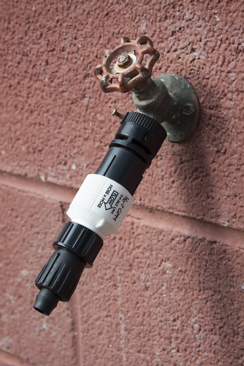 Drip Irrigation Faucet Adapter Kit: Connect 1/2" Tubing to Faucet or Hose, Backflow Preventer, Filter, Pressure