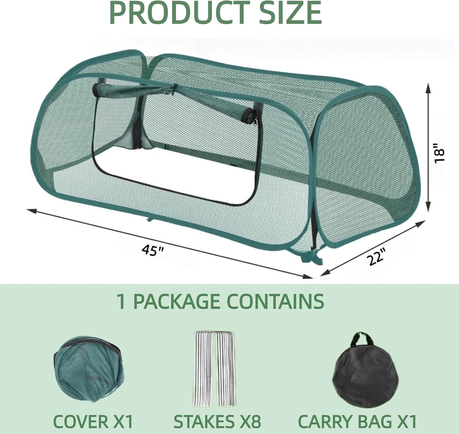 1Pack Raised Garden Bed Covers, Pop Up Mesh Plant & Vegetable Cover,30% Sunblock Plant Shade Tent, Outdoor Planter