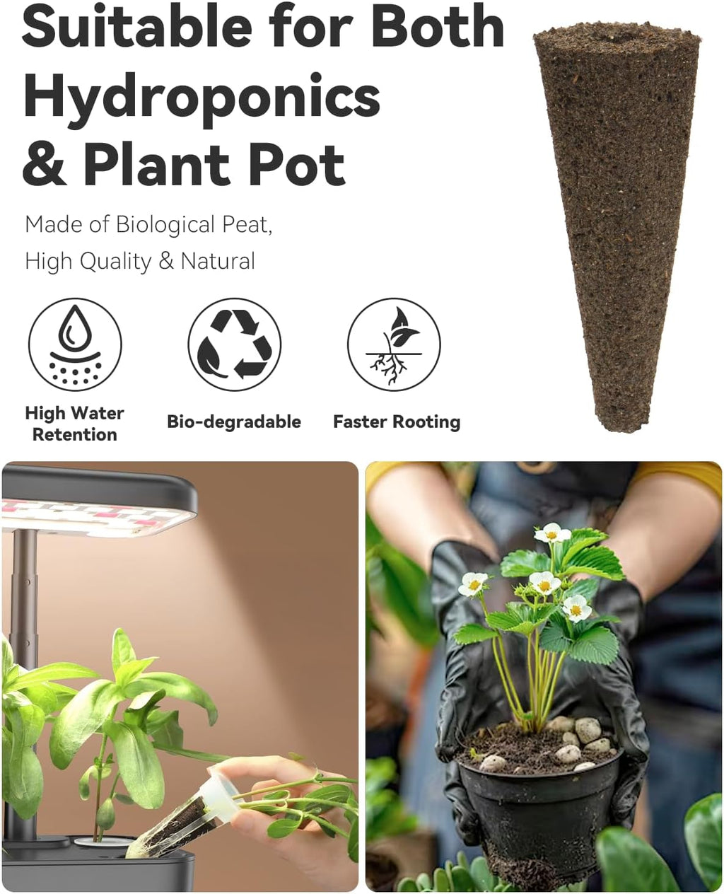 LYKOCLEAN Herb Seed Pod Kit Compatible with AeroGarden Hydroponics Growing System, Complete Indoor Gardening Supply
