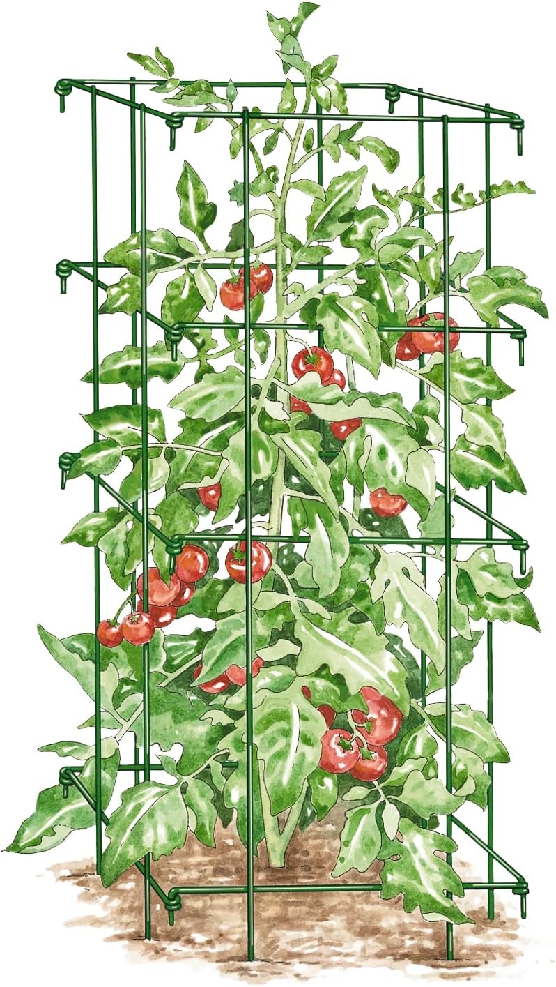Gardener's Supply Company Lifetime Tomato Cages, Green, Set of 4