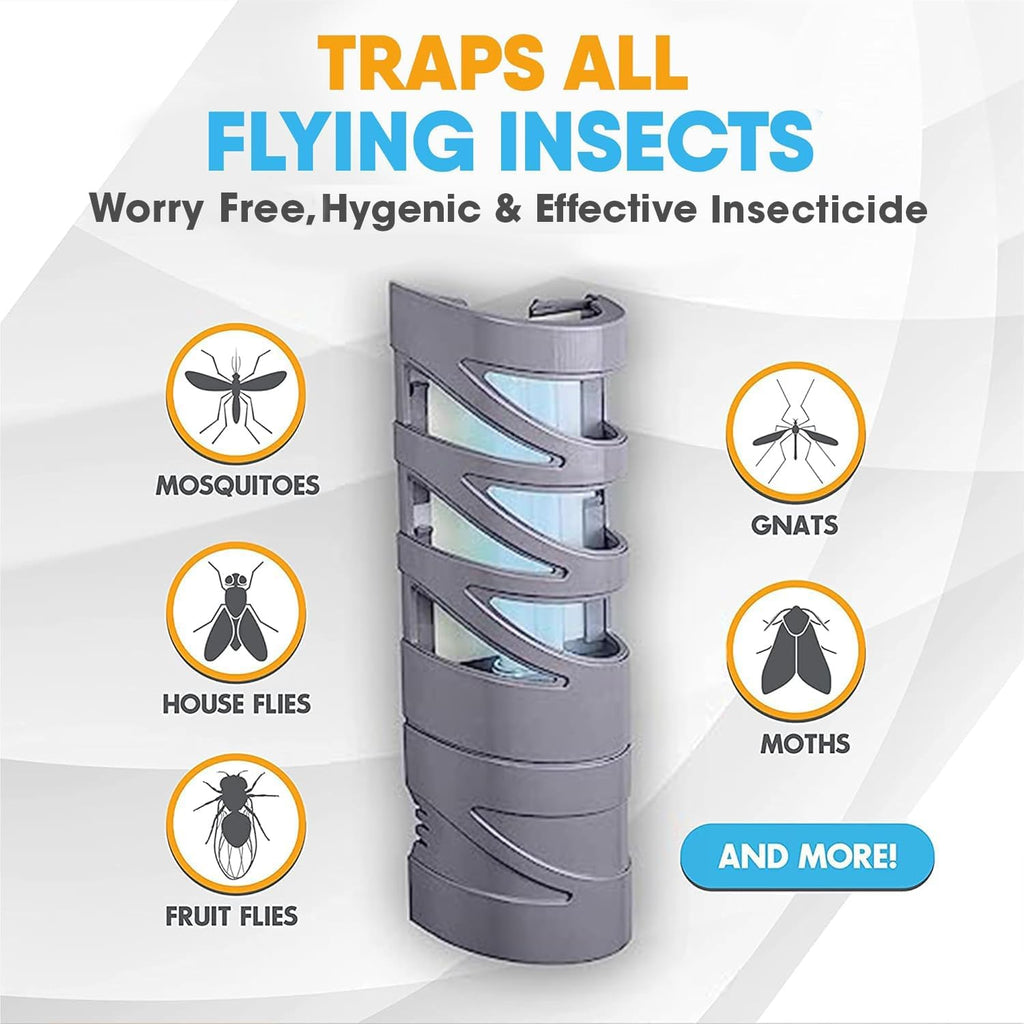 Gardner - Fly Trap Indoor for Home, Fruit Fly Trap for Indoors, Plug in Bug Catcher, Gnat Traps for House Indoor, Fruit