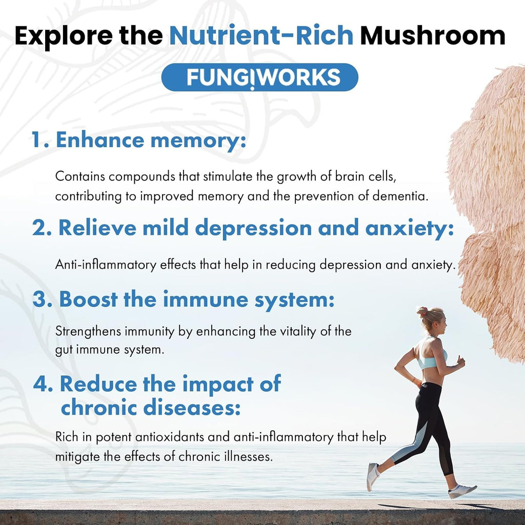 USA Organic 4lbs Lion's Mane Mushroom Growing Kit, Non-GMO | Double-Side Mushroom Grow Kit, Harvest Gourmet Mushrooms