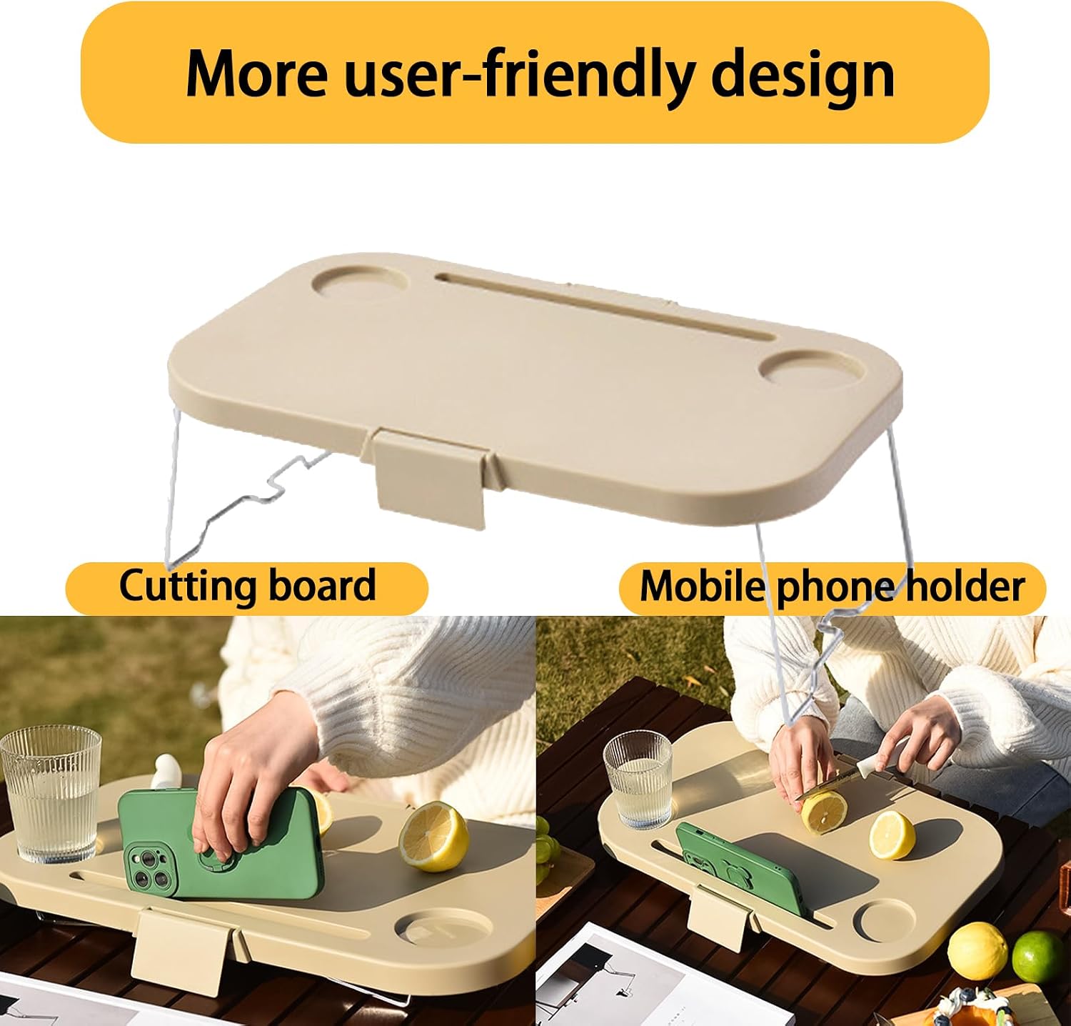 Collapsible Picnic Basket, Collapsible Picnic Basket with Handles (with Table Lid), Collapsible Garden Basket