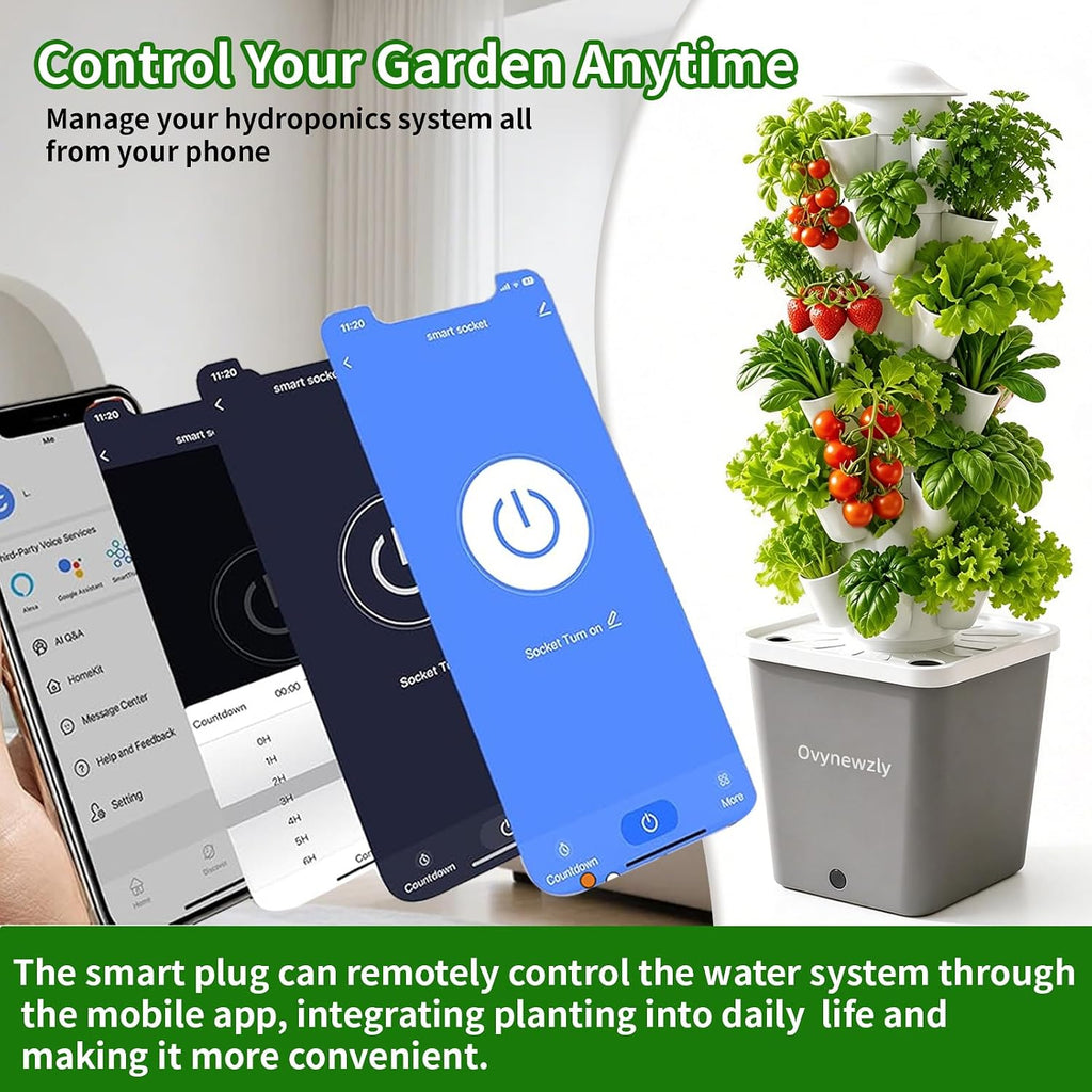 Hydroponic Tower,Vertical Hydroponics Growing System for Indoor Vegetables