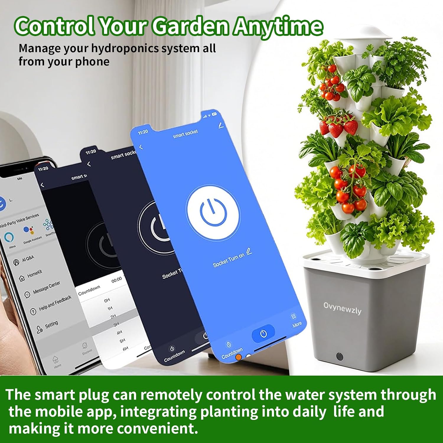 Hydroponic Tower,Vertical Hydroponics Growing System for Indoor Vegetables