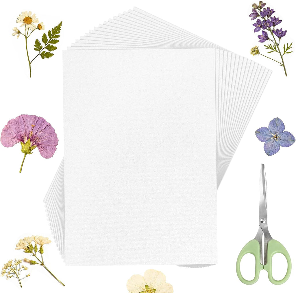 Coolrunner 100 Sheets Blotting Paper for Flower Press, A4 Size