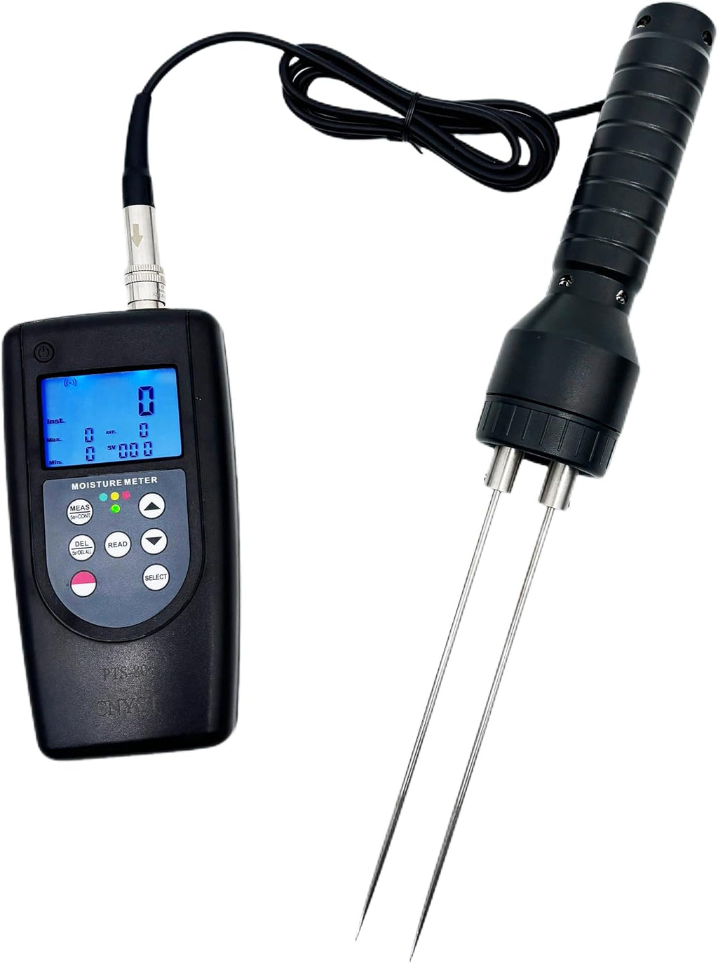 Digital Soil Moisture Tester Meter Pin Type Handheld Soil Moisture Measuring Gauge Range 0 to 80 Percent