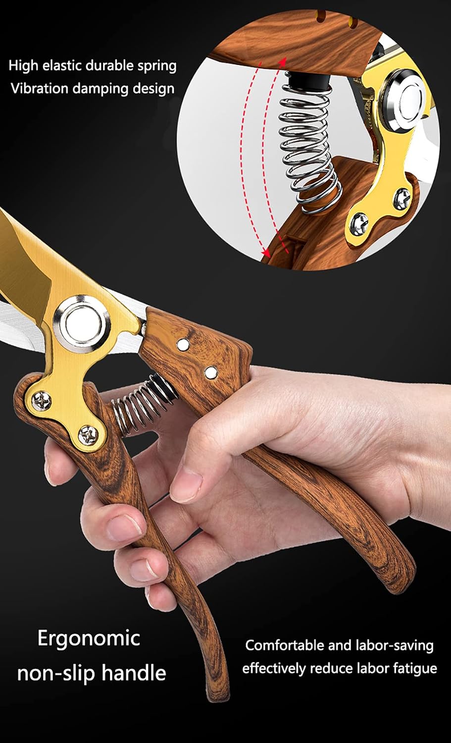 Garden Shears, Japanese Floral branch cutters, Snips for Gardening, Flower scissors Florist clippers, Hand Held Pruners