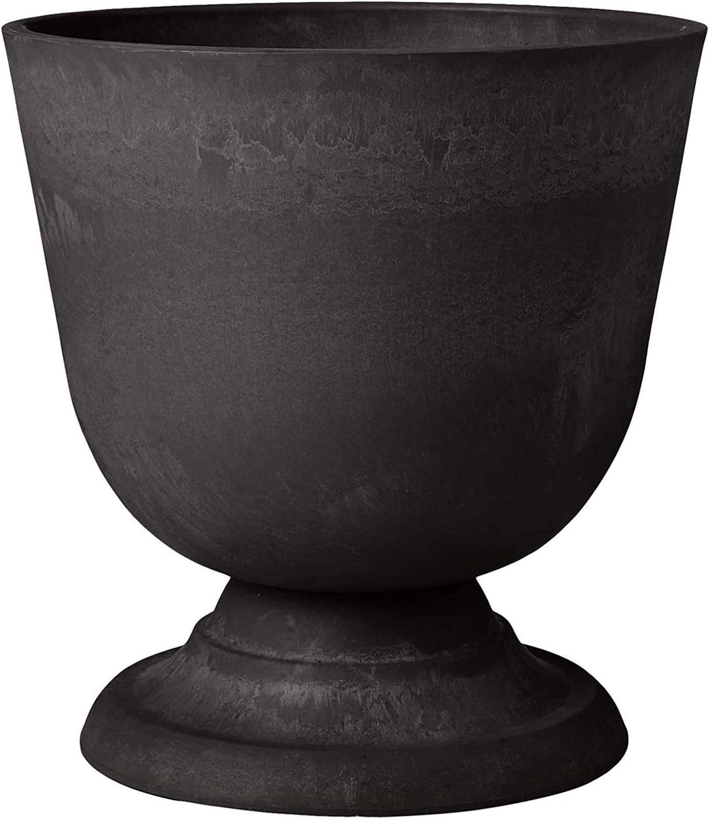 Arcadia Garden Products PSW BC38BK Classical Urn, 15 by 15", Black