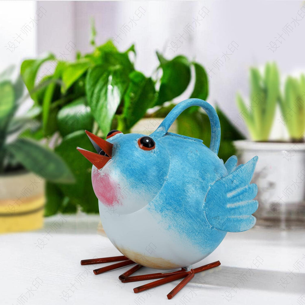 Metal Cute Bird Watering Can for Indoor/Outdoor Plants,Garden Functional Small Watering Can Decor, Decorative Watering