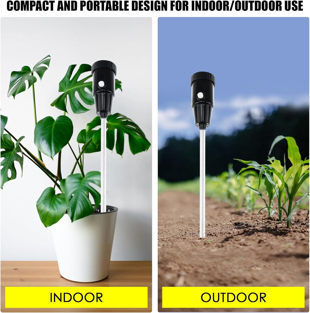 2-in-1 Soil PH Meter Digital Soil pH Moisture Sensor Meter | 295mm Long Electrode Ph Checker and Humidity Test