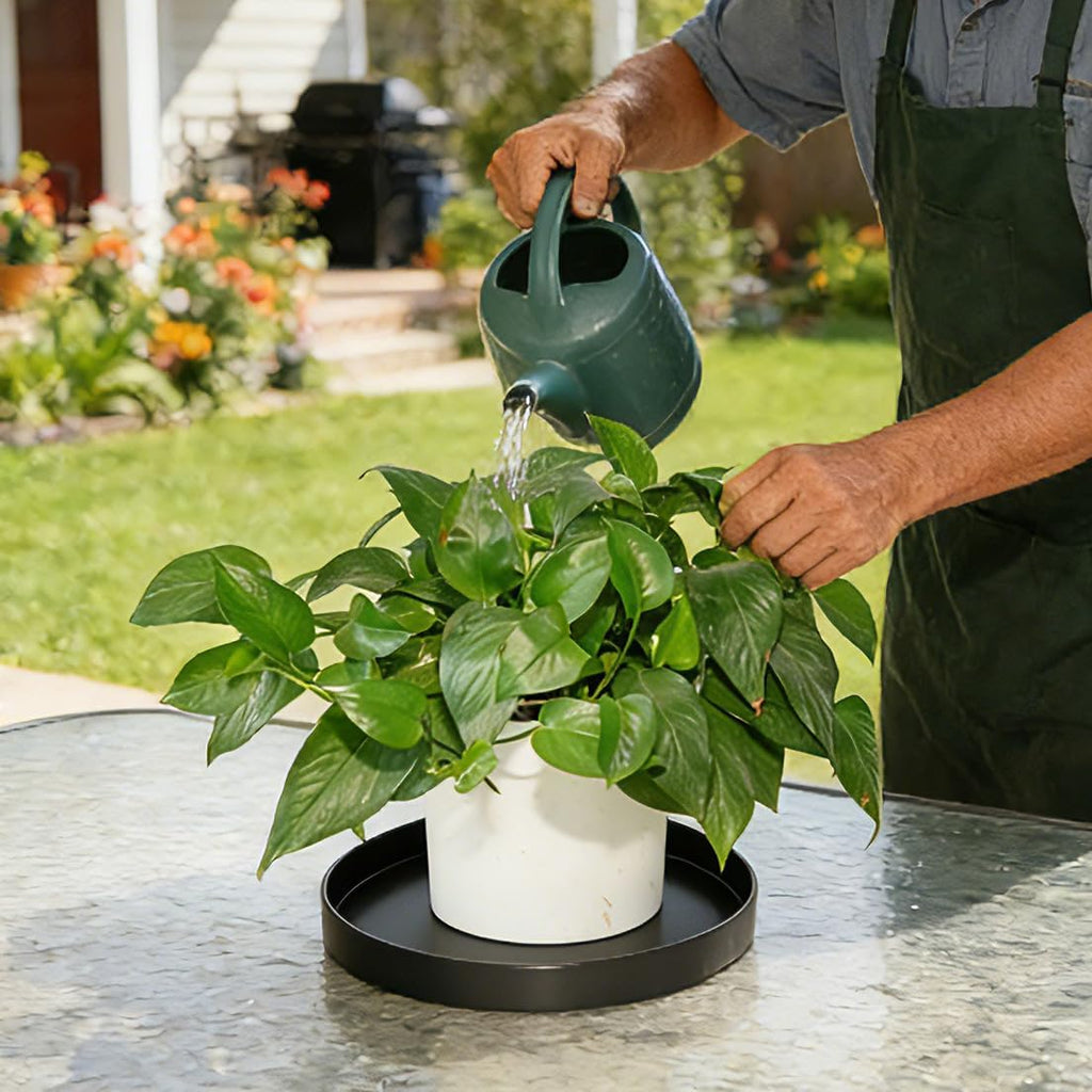 1 Pack 16 inch Plant Saucer Drip Tray, Heavy Sturdy Plastic Planter Flower Pot Drainage Tray Plate Saucers for Indoor