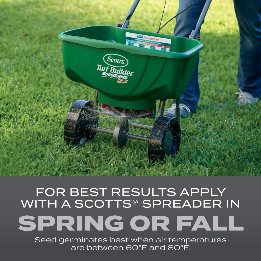Scotts Turf Builder Grass Seed Northeast Mix, 16 lbs. | Grass Seed Plus Lawn Fertilizer and Soil Improver, Covers Up To