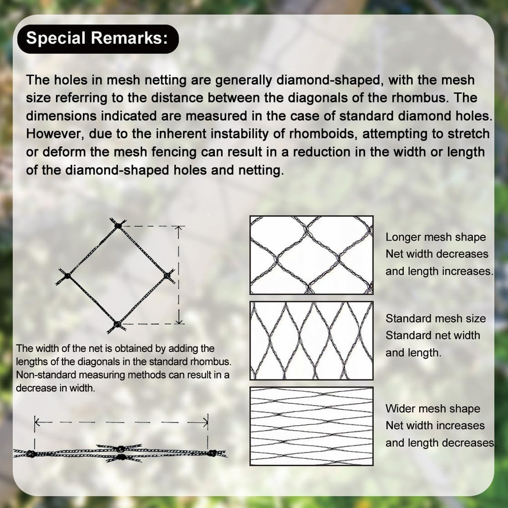Bird Netting for Chicken Coop 25x50 Ft, 1" Mesh Aviary Netting | Woven Chicken Run Roof Cover, Protects Against Hawks &