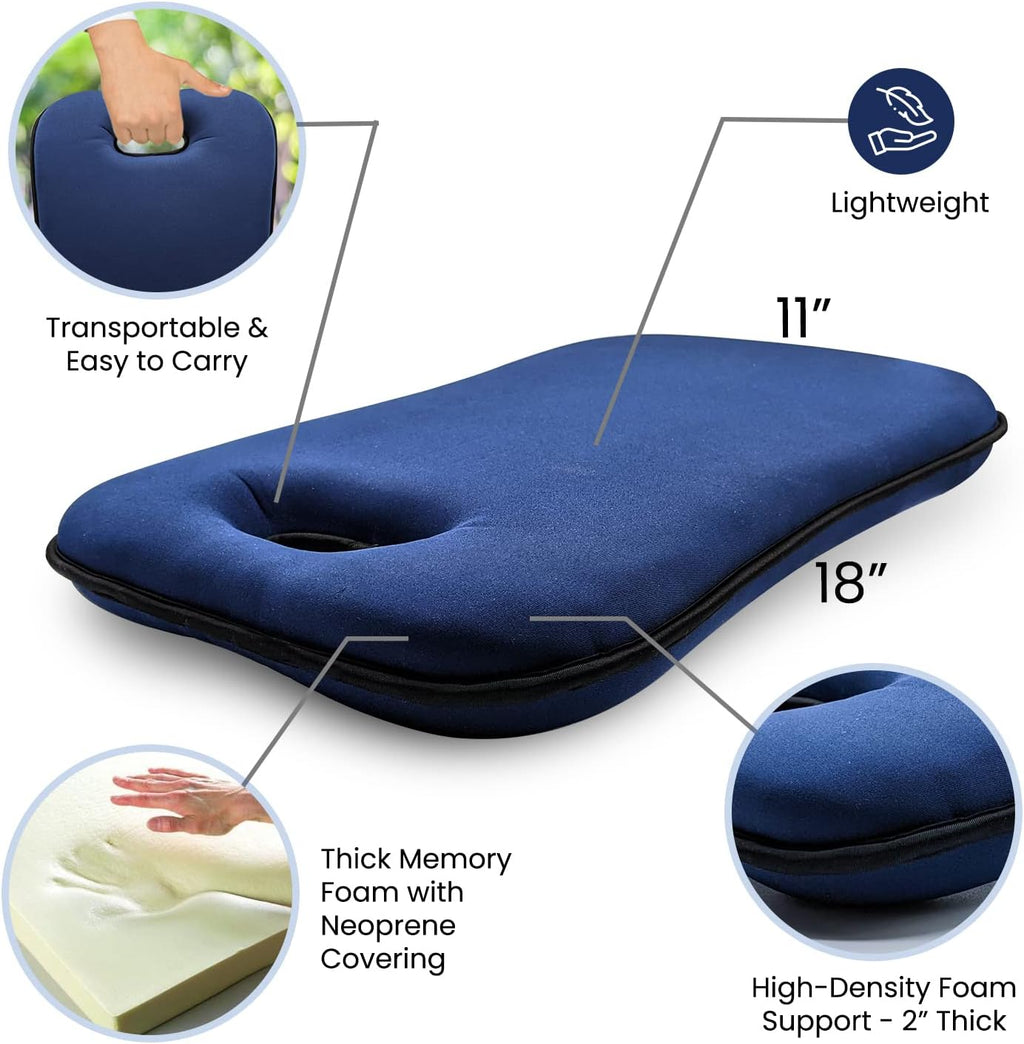 Extra Thick Knee Pad, Garden Kneeling Pads Gardening Yoga Baby Bath Exercise Flooring Cleaning Kneeler, High-Density
