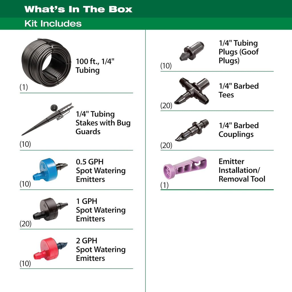 Rain Bird DRIPKITBAG Drip Irrigation Kit