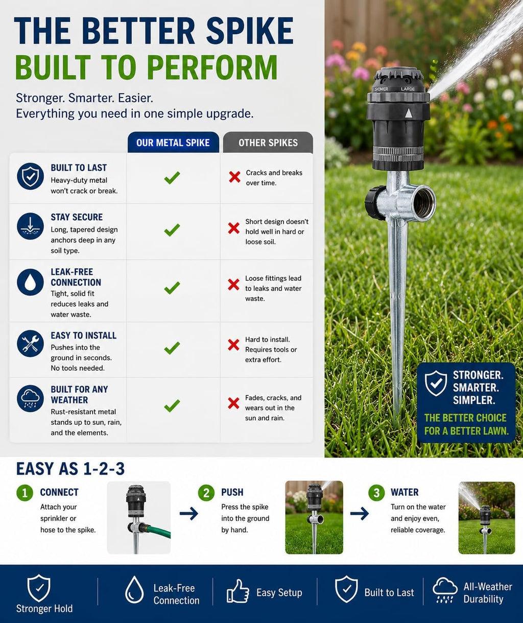 2-Pack Orbit H2O-6 Gear Drive Sprinkler - Versatile Gear Drive for Efficient Lawn Watering