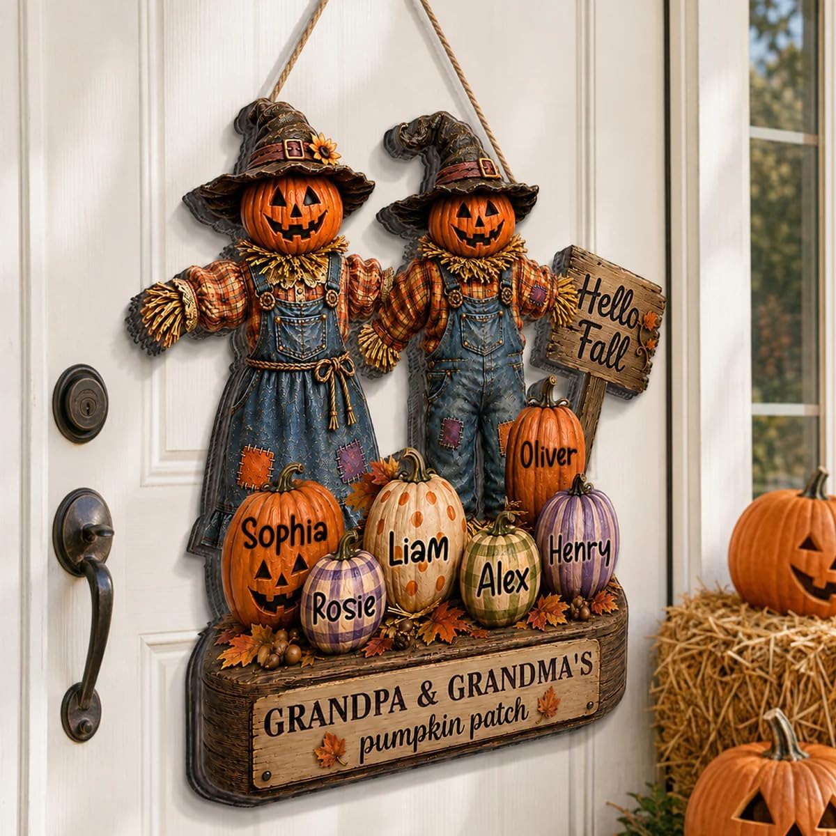 Colingmill 32'' Halloween Tabletop Wooden Decor Black Cemetery Haunt House