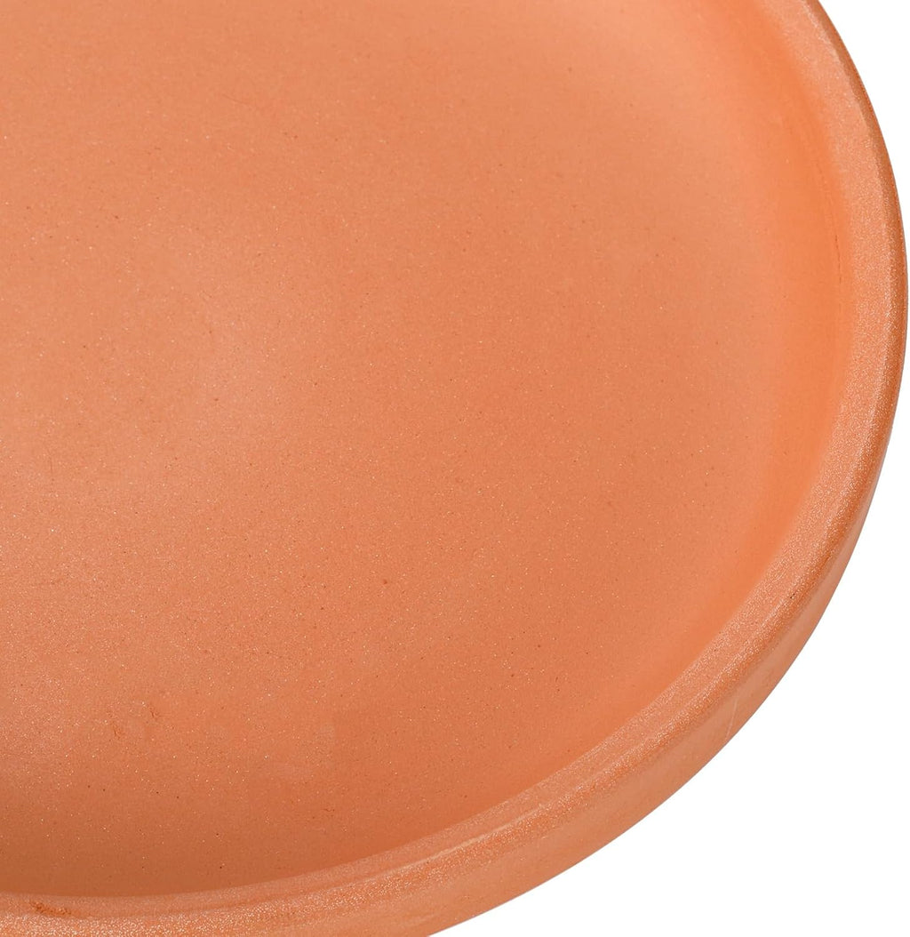 10 Pack Terracotta Pot Plant Saucer, 6 Inch Round Terra Cotta Planter Saucers for 5 Inch 5.5 Inch 6 Inch Flower Pot