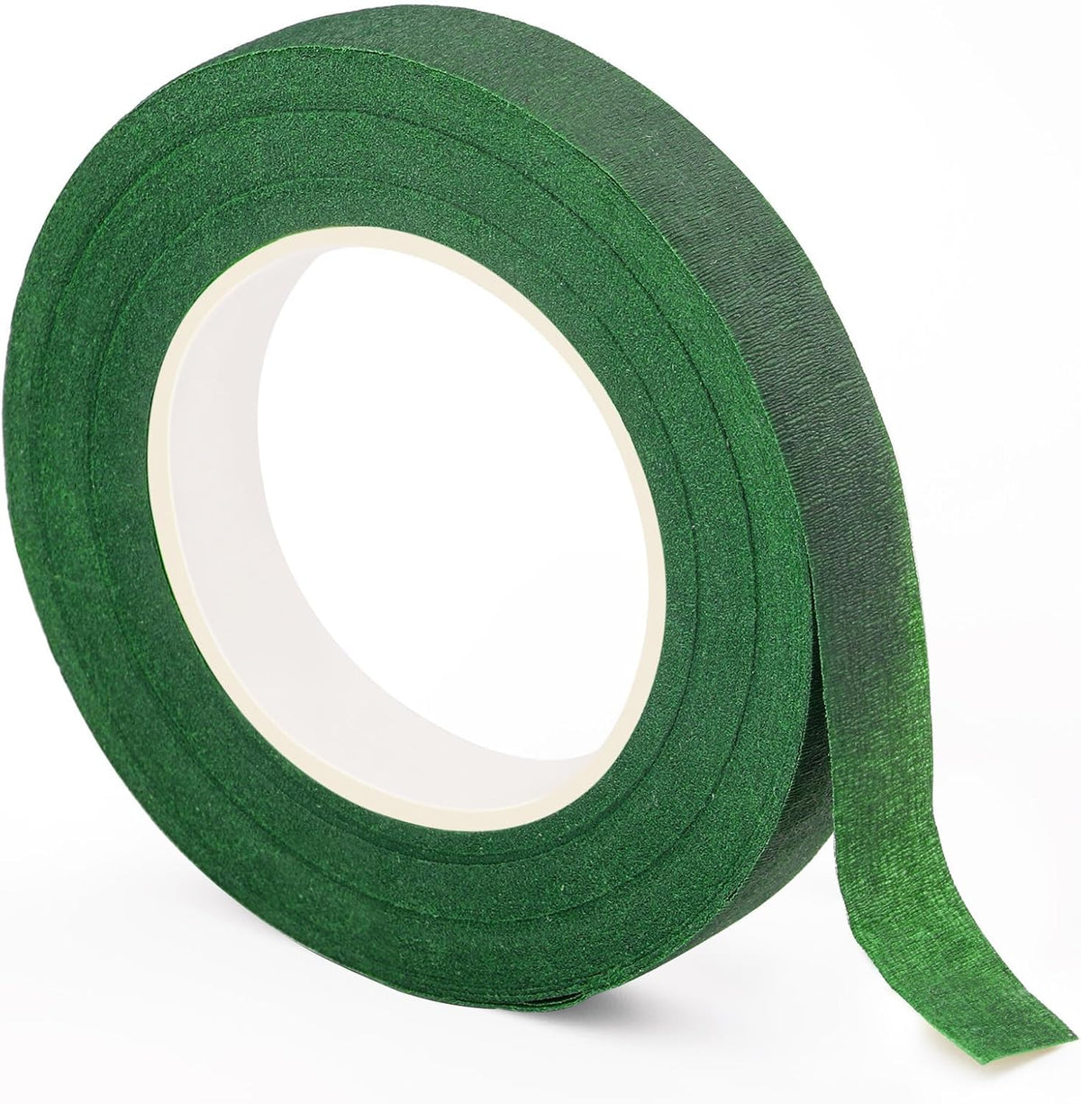 Floral Tape, 1/2inch Dark Green Flower Tape for Bouquet Floral